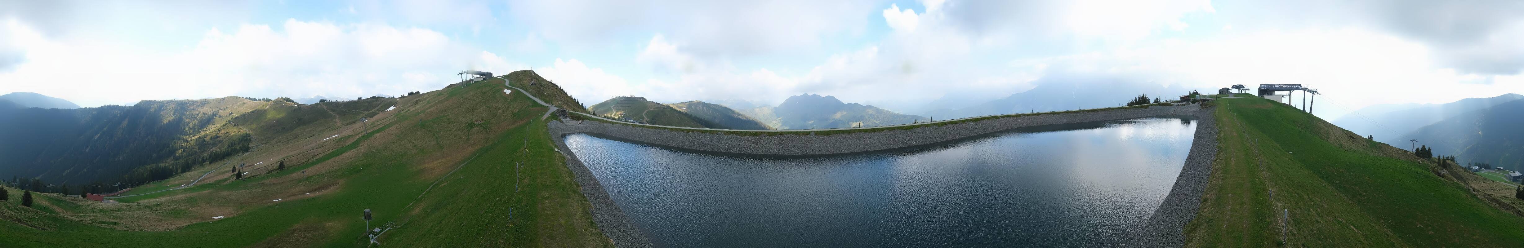 Archiv Foto Webcam Leogang - Ausblick vom Großen Asitz