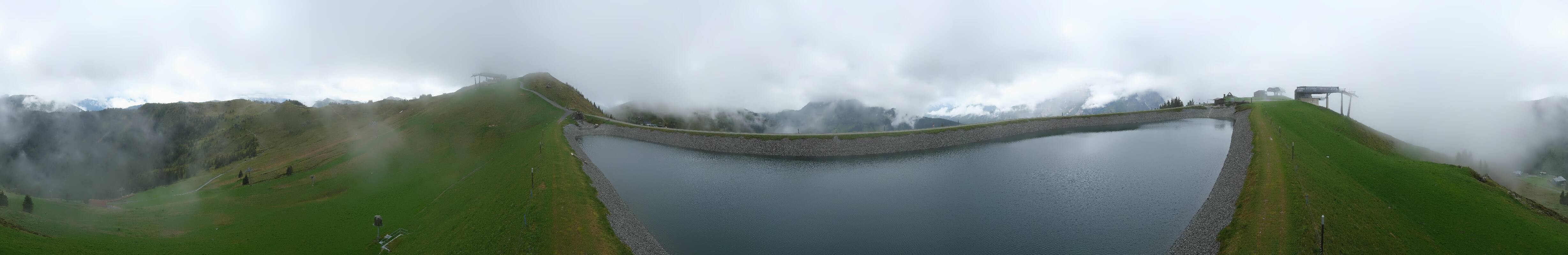Archiv Foto Webcam Leogang - Ausblick vom Großen Asitz