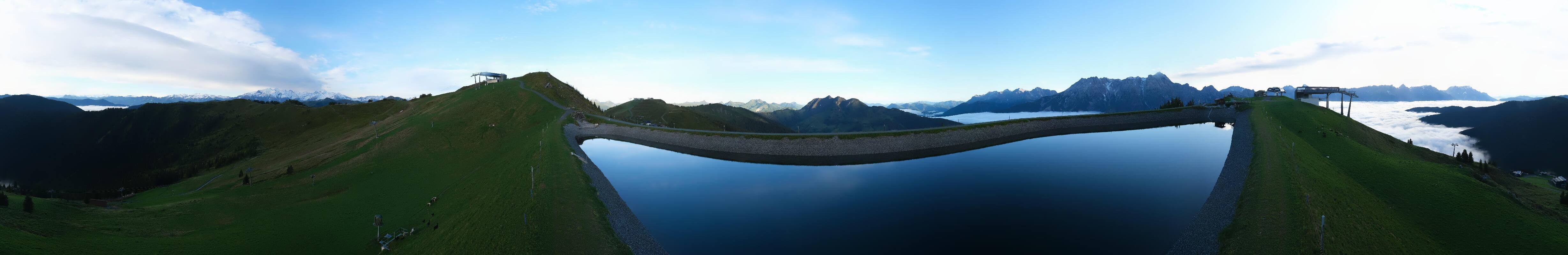Archived image Webcam Leogang - View from Großer Asitz