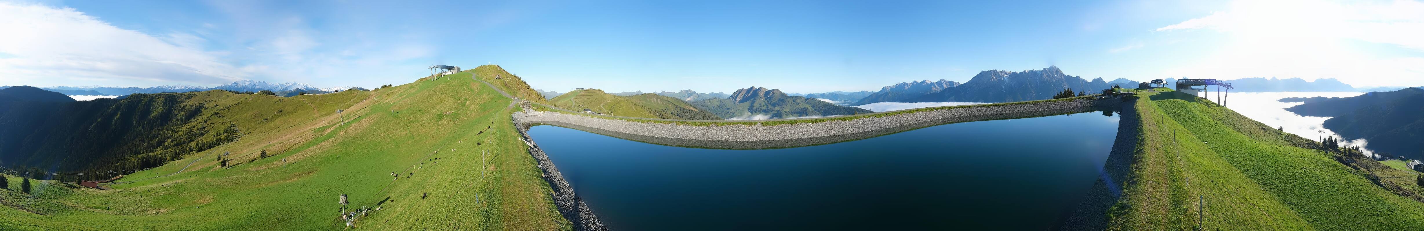 Archived image Webcam Leogang - View from Großer Asitz