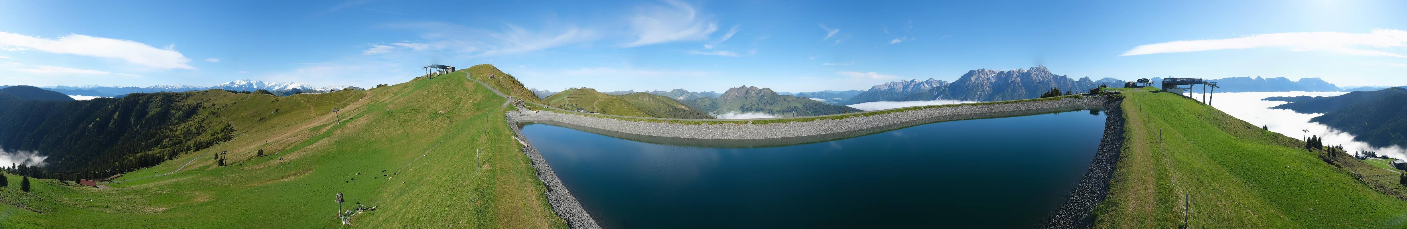 Archived image Webcam Leogang - View from Großer Asitz