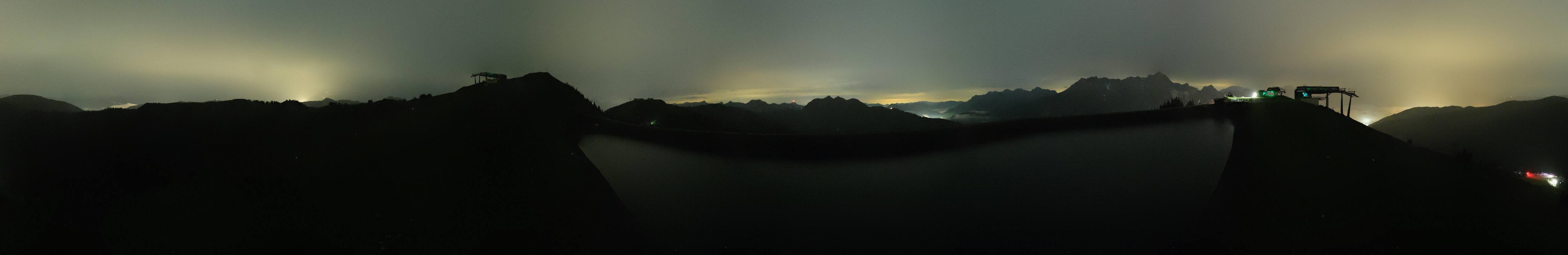 Archiv Foto Webcam Leogang - Ausblick vom Großen Asitz