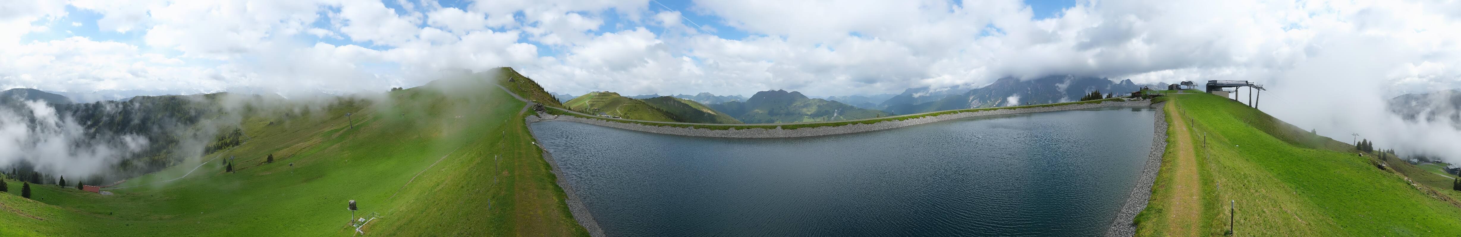 Archiv Foto Webcam Leogang - Ausblick vom Großen Asitz