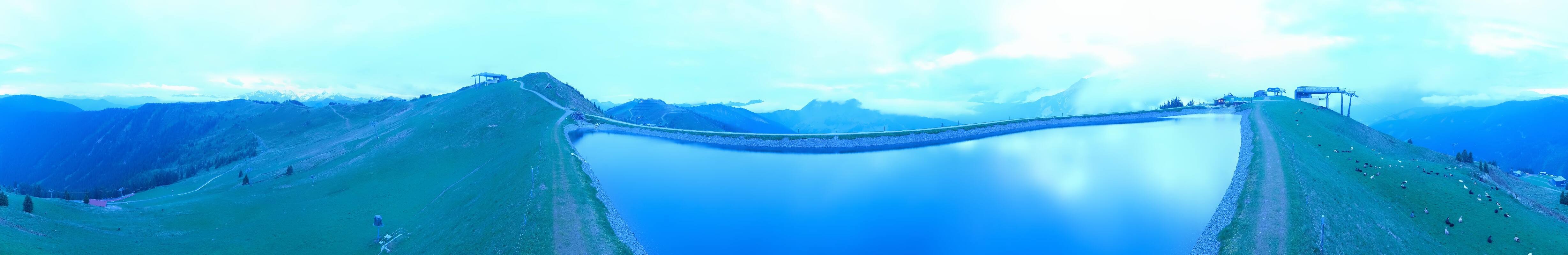 Archiv Foto Webcam Leogang - Ausblick vom Großen Asitz