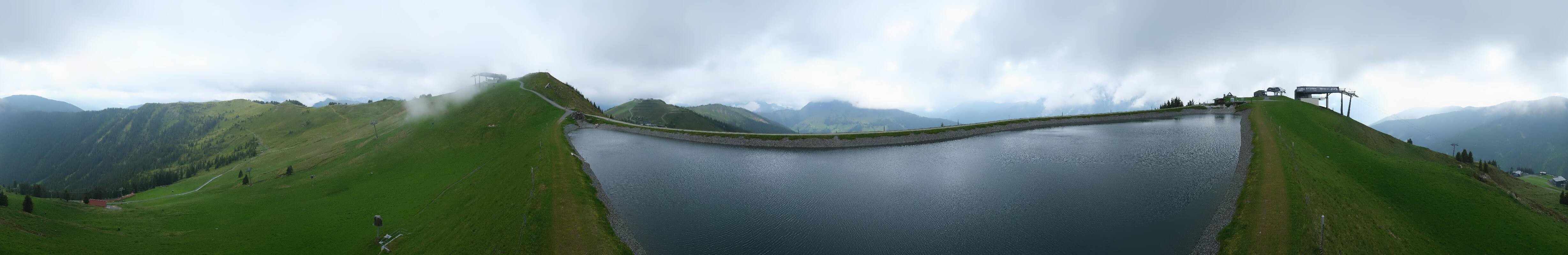 Archiv Foto Webcam Leogang - Ausblick vom Großen Asitz
