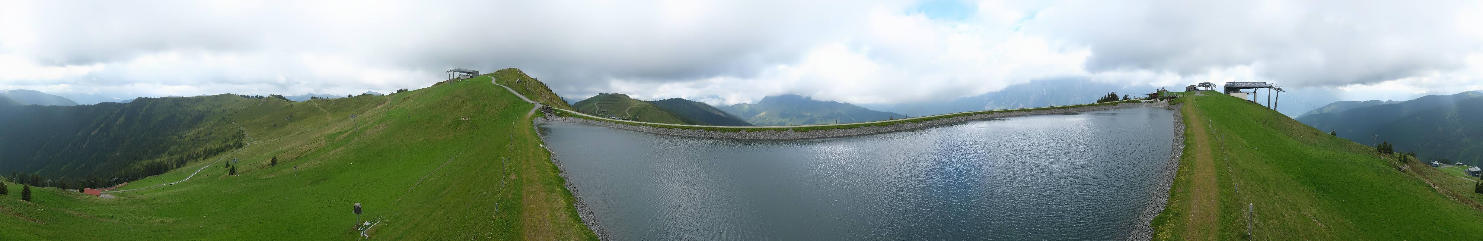Archiv Foto Webcam Leogang - Ausblick vom Großen Asitz