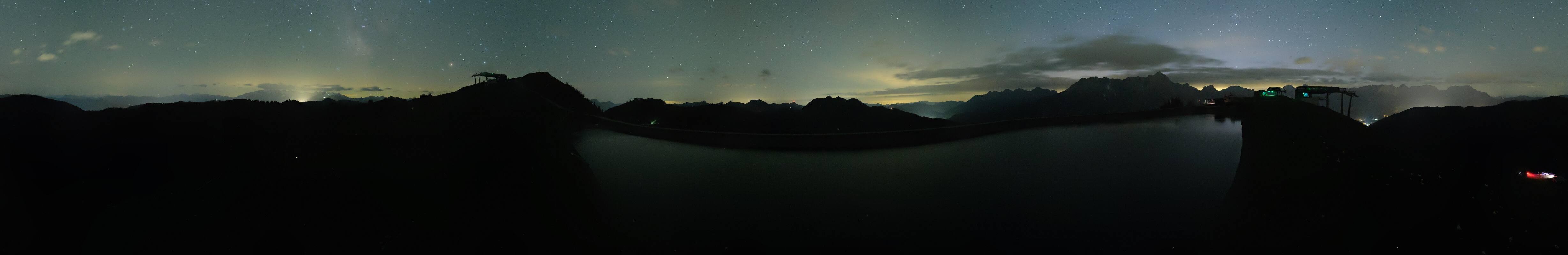 Archiv Foto Webcam Leogang - Ausblick vom Großen Asitz
