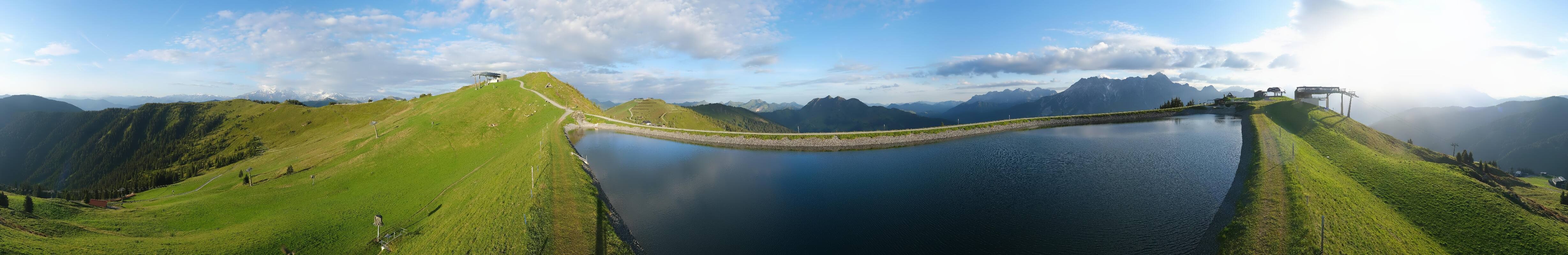 Archiv Foto Webcam Leogang - Ausblick vom Großen Asitz