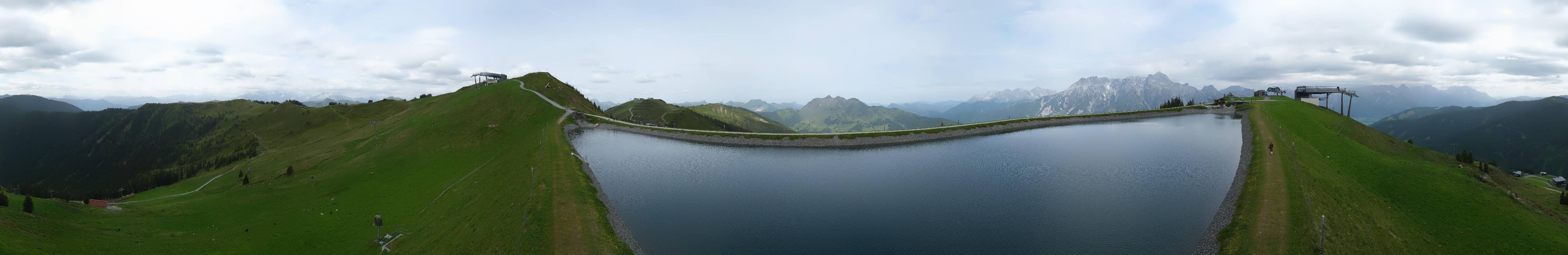 Archiv Foto Webcam Leogang - Ausblick vom Großen Asitz
