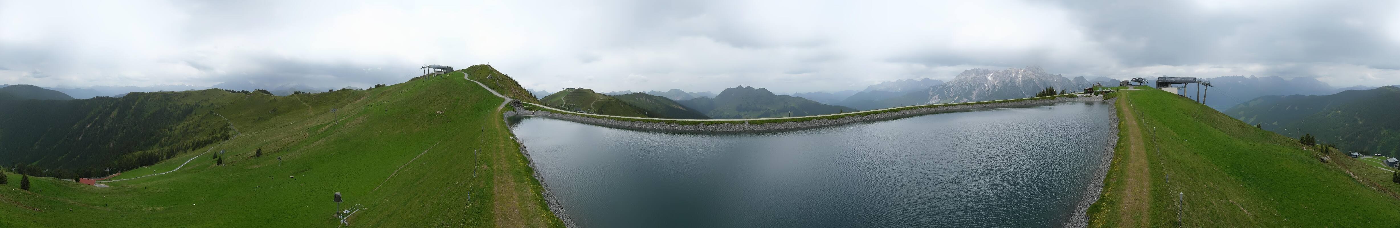 Archiv Foto Webcam Leogang - Ausblick vom Großen Asitz