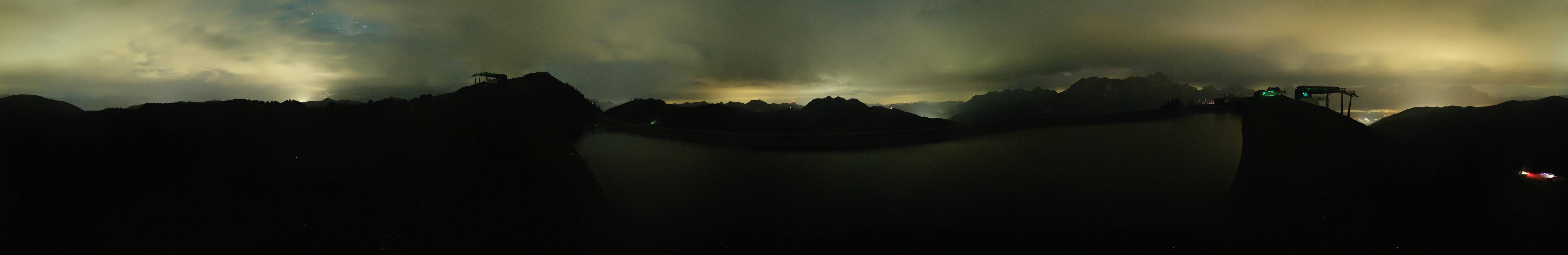 Archiv Foto Webcam Leogang - Ausblick vom Großen Asitz