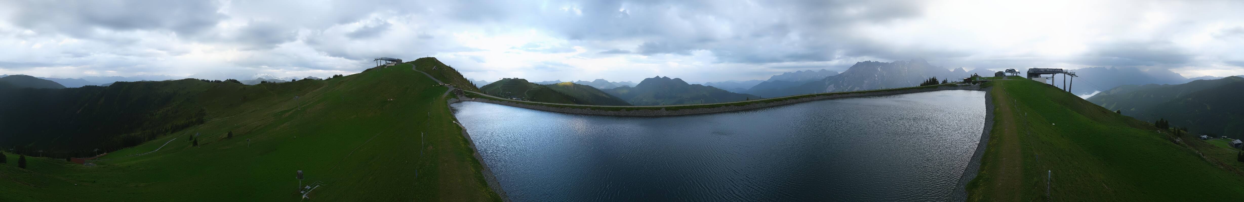 Archiv Foto Webcam Leogang - Ausblick vom Großen Asitz