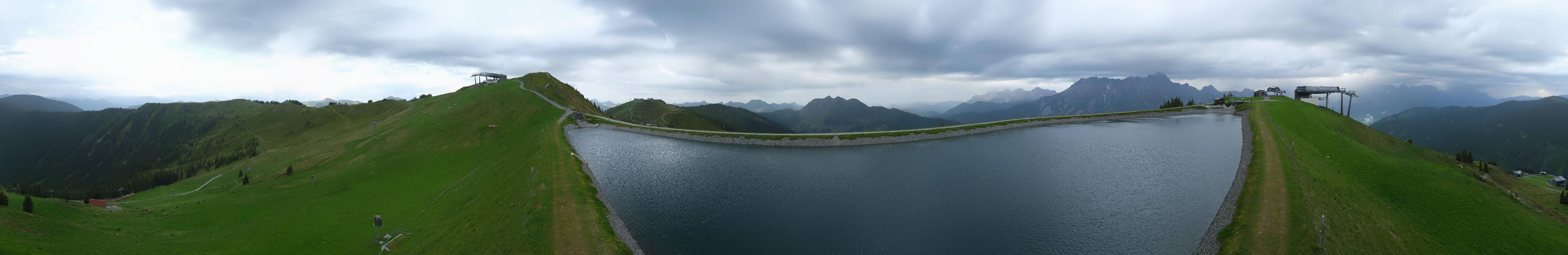 Archiv Foto Webcam Leogang - Ausblick vom Großen Asitz