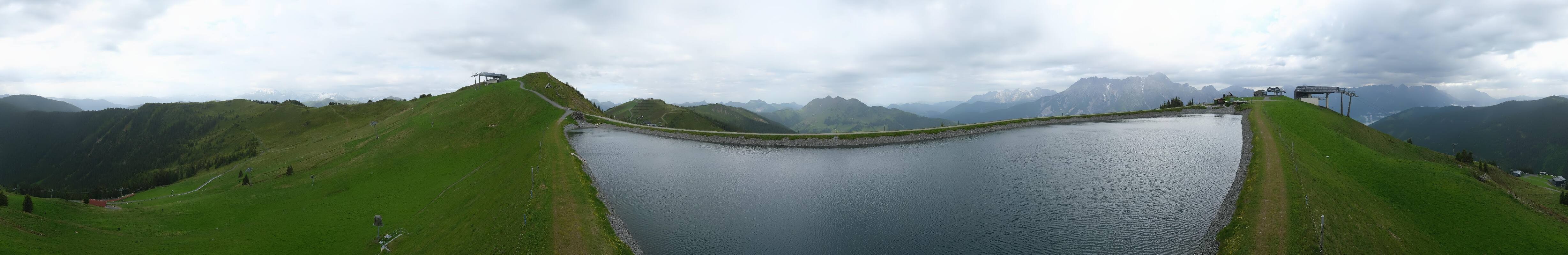Archiv Foto Webcam Leogang - Ausblick vom Großen Asitz