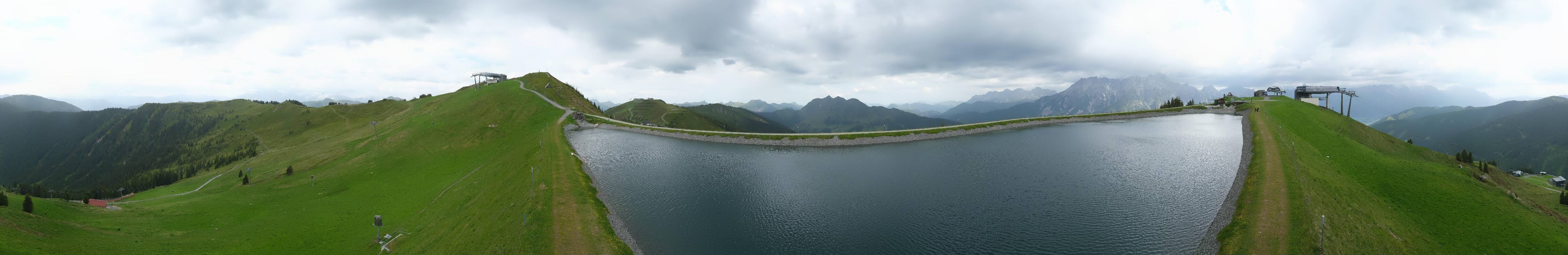Archiv Foto Webcam Leogang - Ausblick vom Großen Asitz