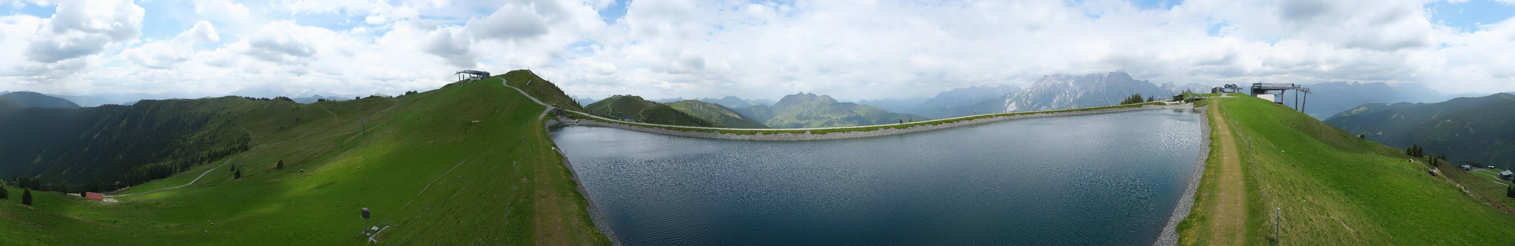 Archiv Foto Webcam Leogang - Ausblick vom Großen Asitz