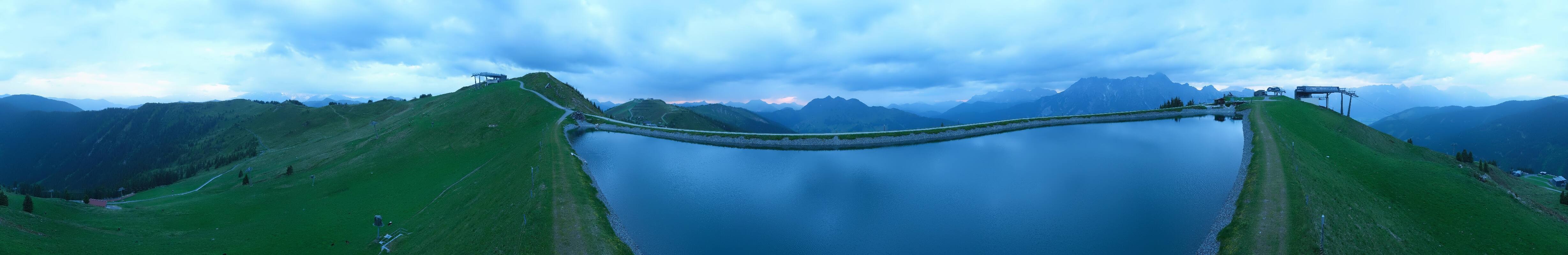 Archiv Foto Webcam Leogang - Ausblick vom Großen Asitz
