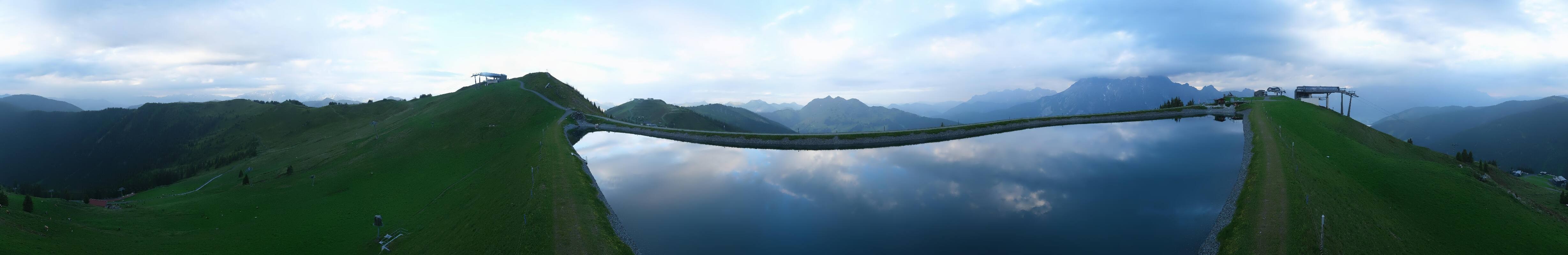 Archiv Foto Webcam Leogang - Ausblick vom Großen Asitz