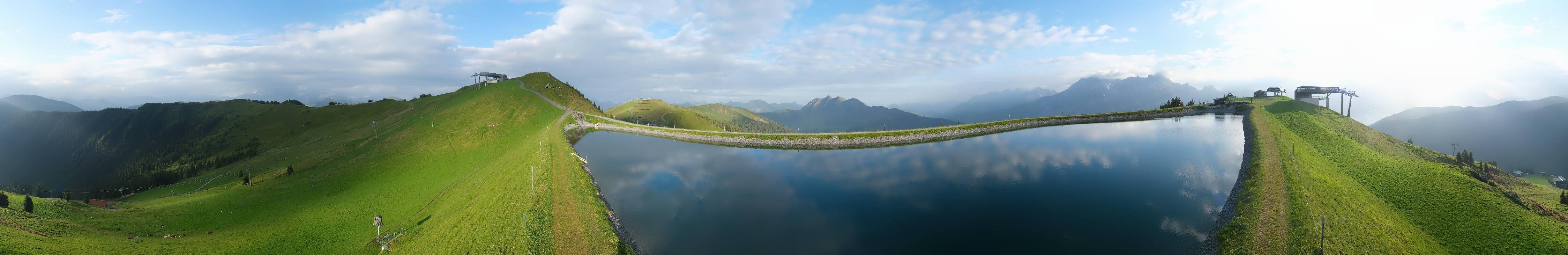 Archiv Foto Webcam Leogang - Ausblick vom Großen Asitz