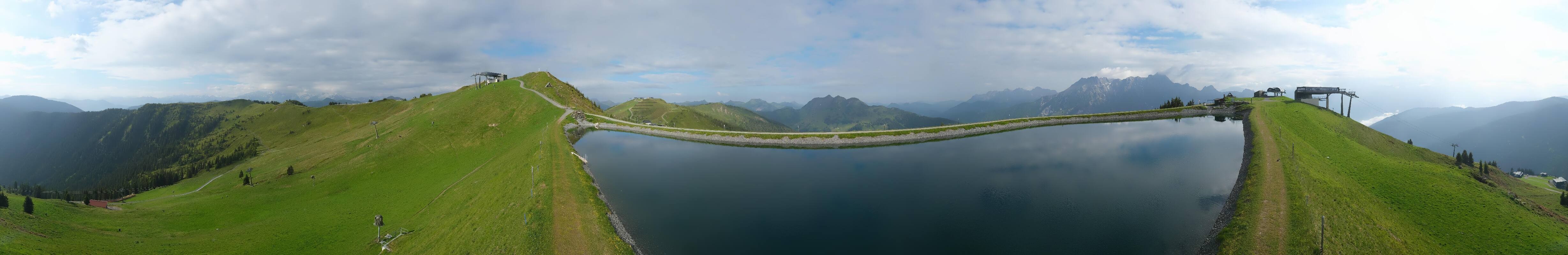 Archiv Foto Webcam Leogang - Ausblick vom Großen Asitz