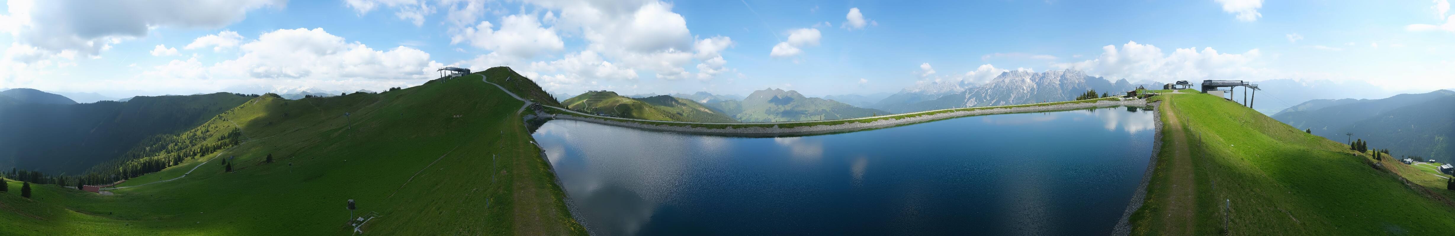 Archiv Foto Webcam Leogang - Ausblick vom Großen Asitz