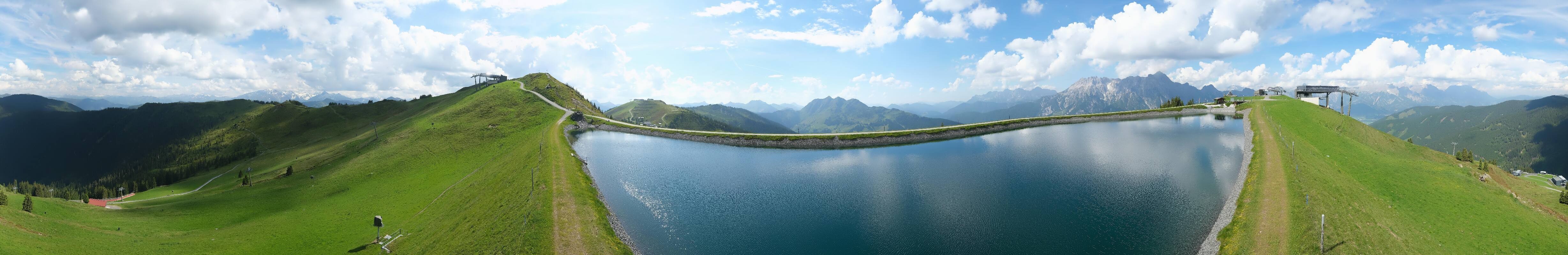Archived image Webcam Leogang - View from Großer Asitz