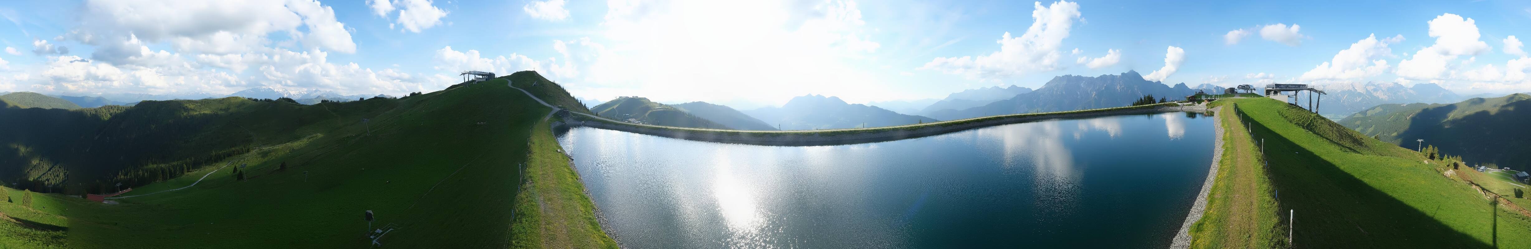 Archived image Webcam Leogang - View from Großer Asitz
