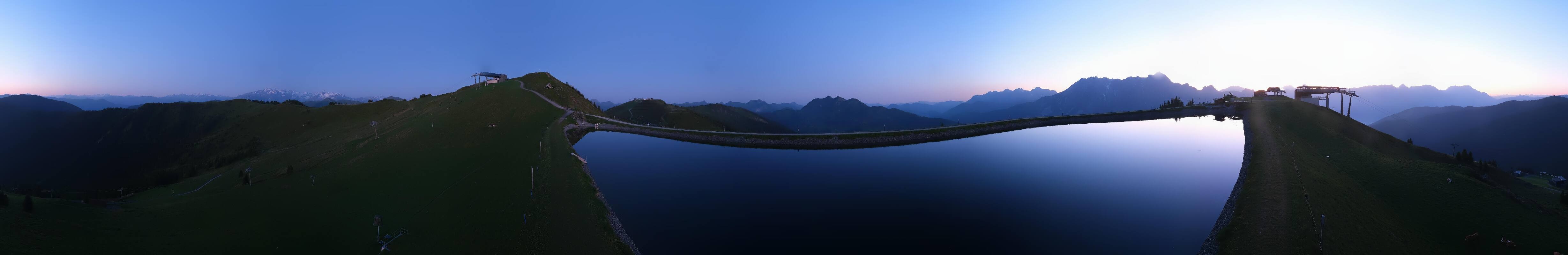 Archiv Foto Webcam Leogang - Ausblick vom Großen Asitz
