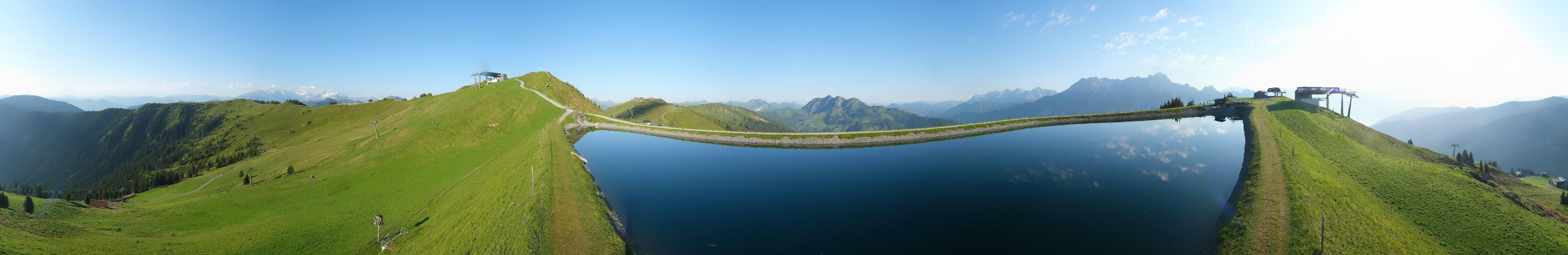 Archiv Foto Webcam Leogang - Ausblick vom Großen Asitz