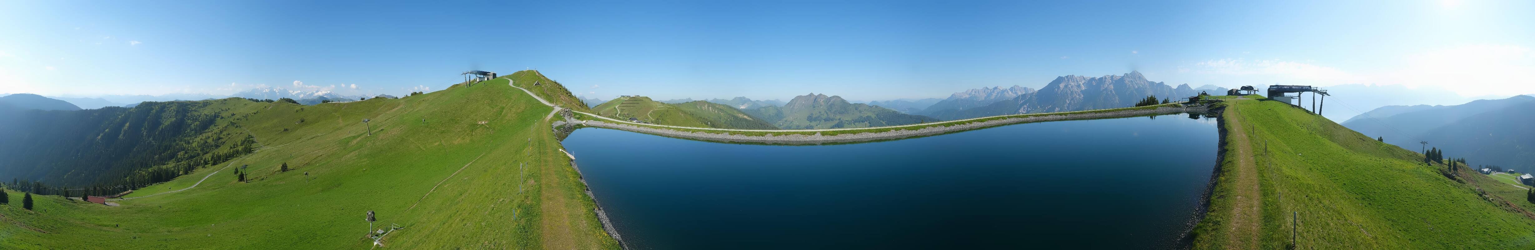 Archiv Foto Webcam Leogang - Ausblick vom Großen Asitz