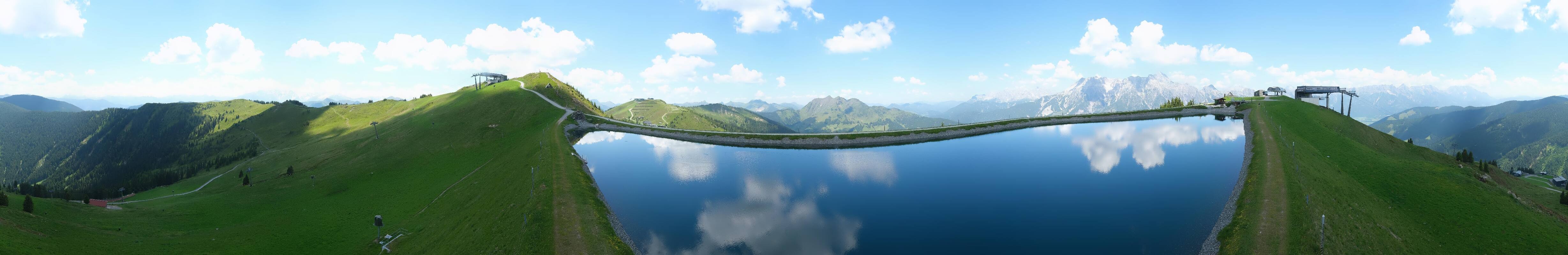 Archived image Webcam Leogang - View from Großer Asitz