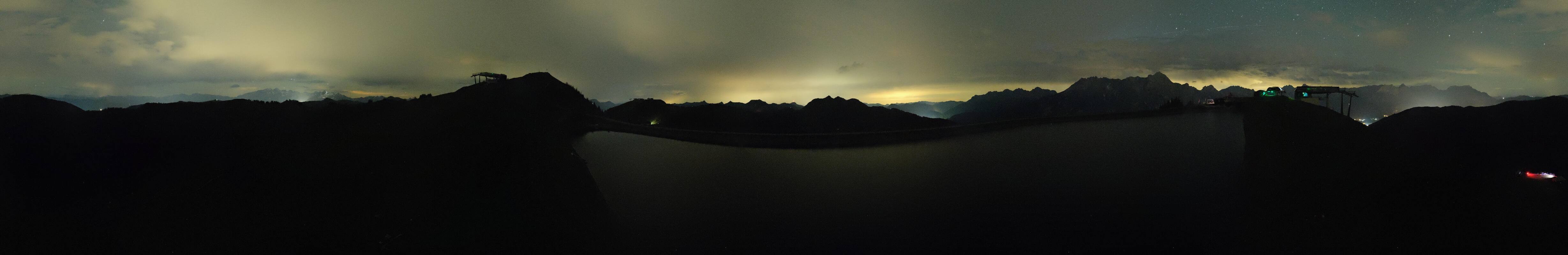 Archiv Foto Webcam Leogang - Ausblick vom Großen Asitz