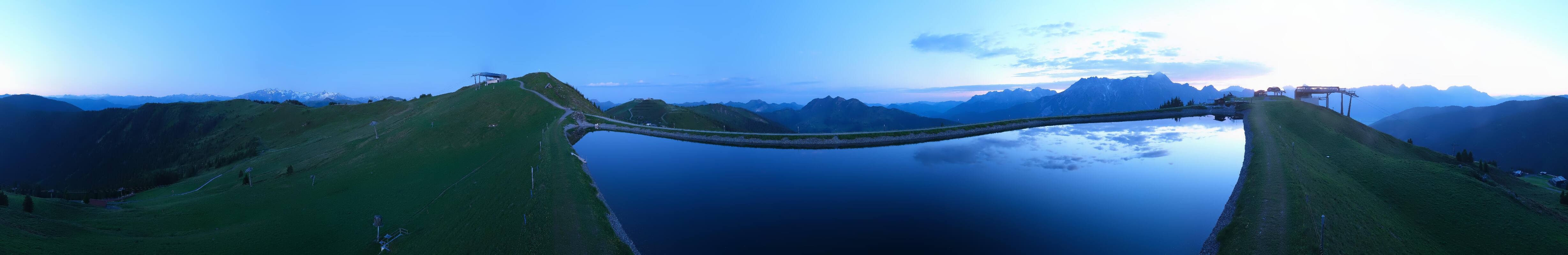 Archiv Foto Webcam Leogang - Ausblick vom Großen Asitz