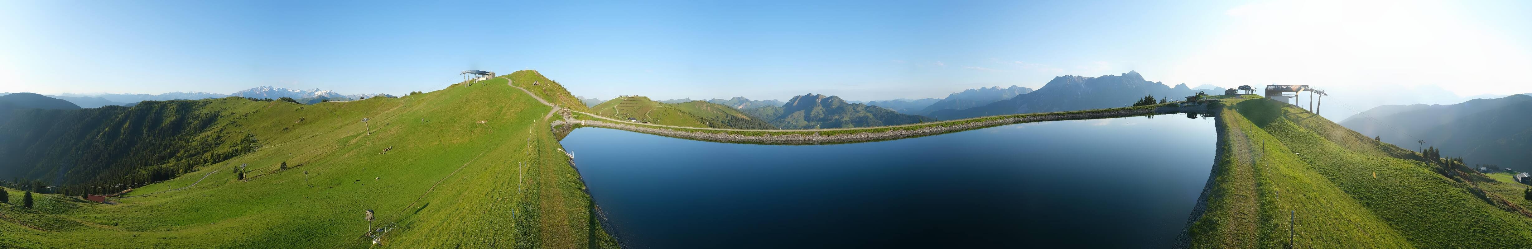 Archiv Foto Webcam Leogang - Ausblick vom Großen Asitz