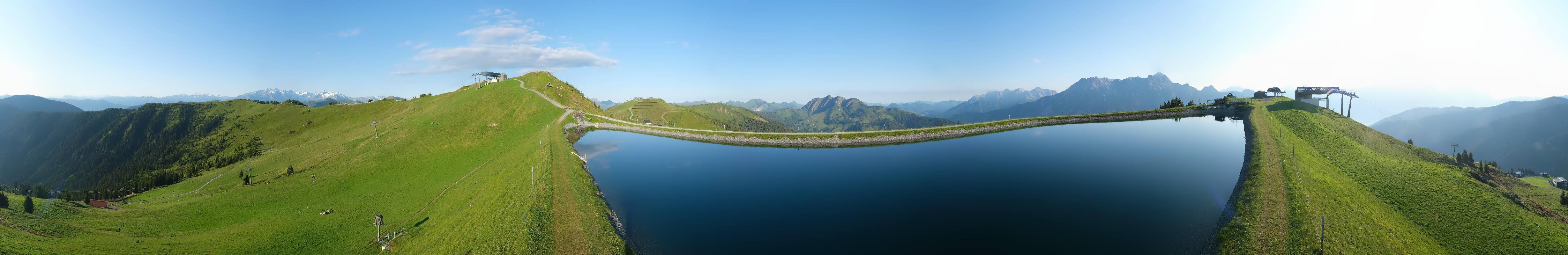 Archiv Foto Webcam Leogang - Ausblick vom Großen Asitz