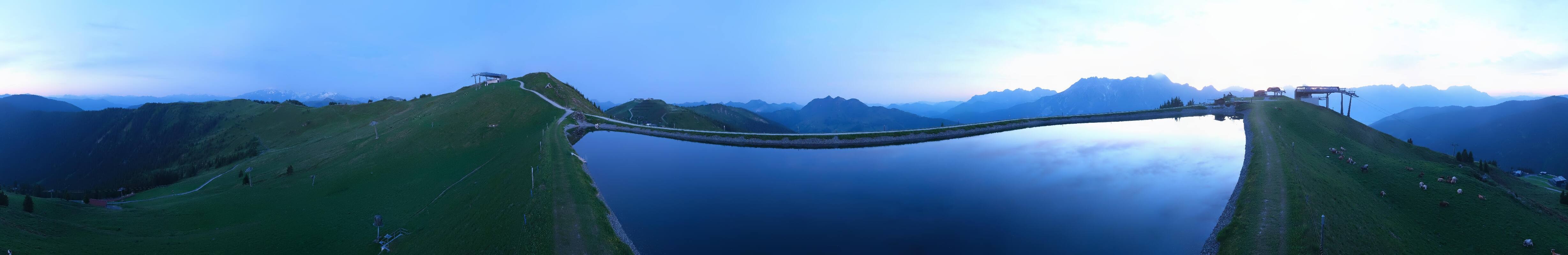 Archiv Foto Webcam Leogang - Ausblick vom Großen Asitz