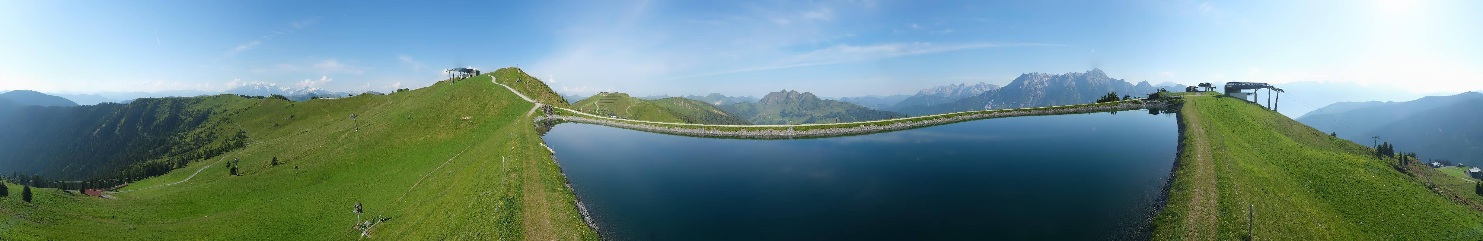 Archiv Foto Webcam Leogang - Ausblick vom Großen Asitz