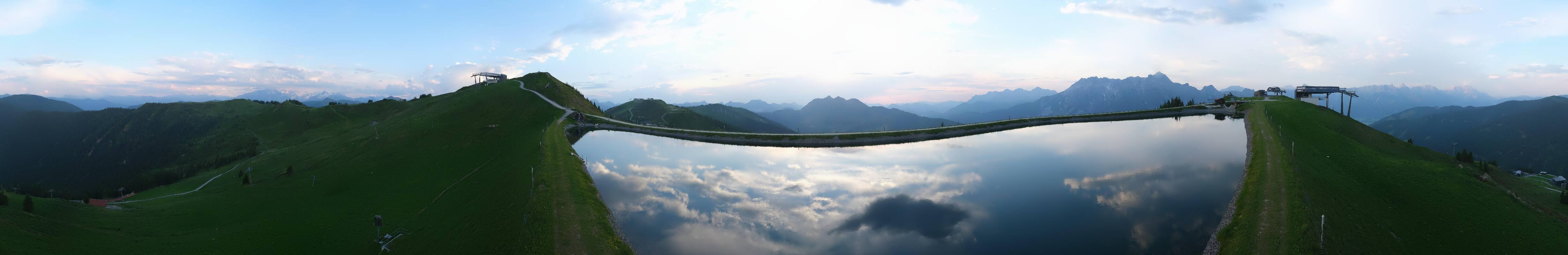 Archiv Foto Webcam Leogang - Ausblick vom Großen Asitz