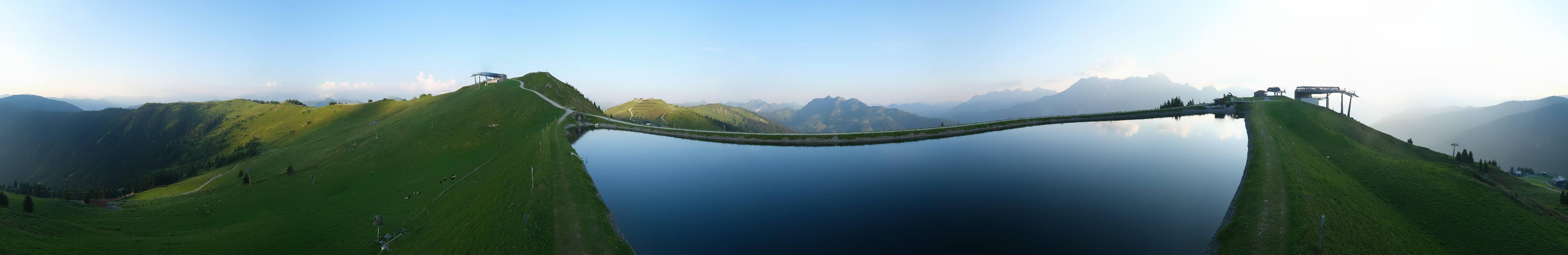 Archiv Foto Webcam Leogang - Ausblick vom Großen Asitz