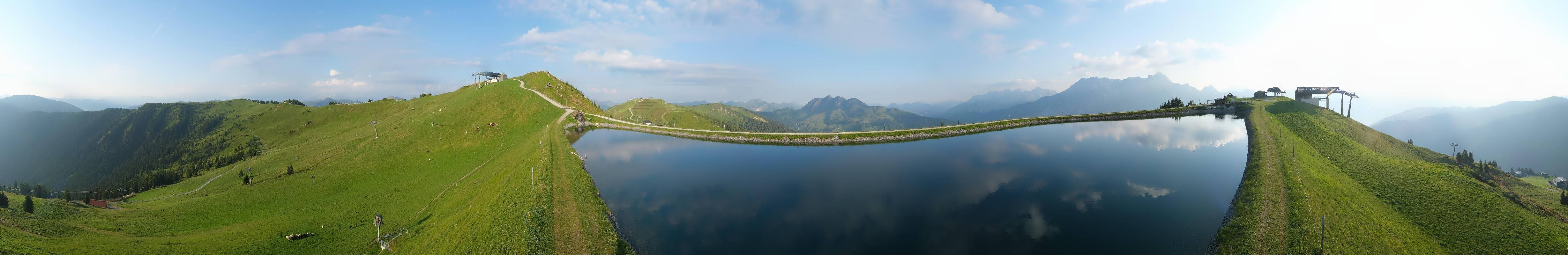 Archiv Foto Webcam Leogang - Ausblick vom Großen Asitz