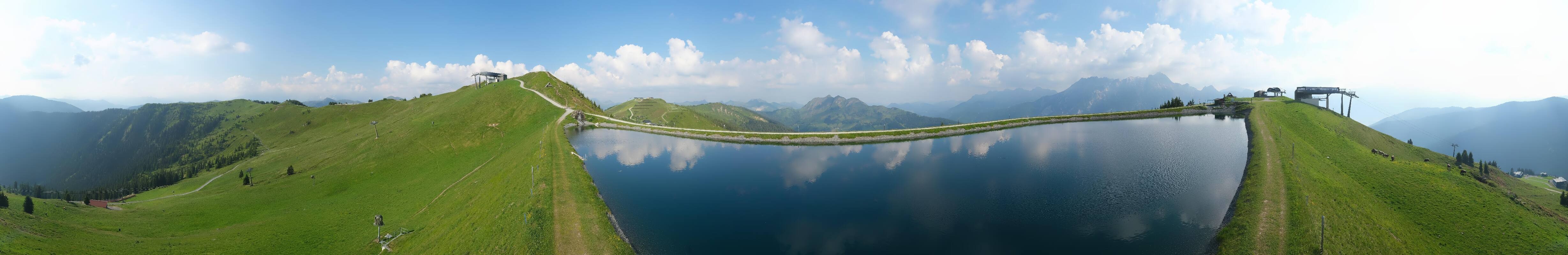 Archiv Foto Webcam Leogang - Ausblick vom Großen Asitz