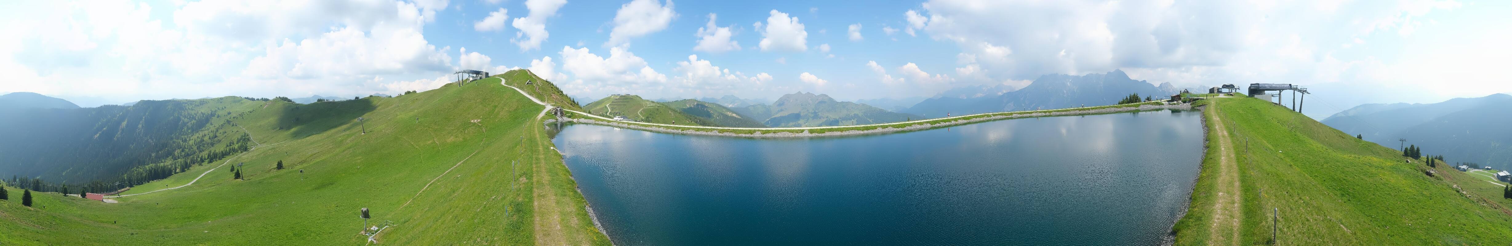 Archiv Foto Webcam Leogang - Ausblick vom Großen Asitz