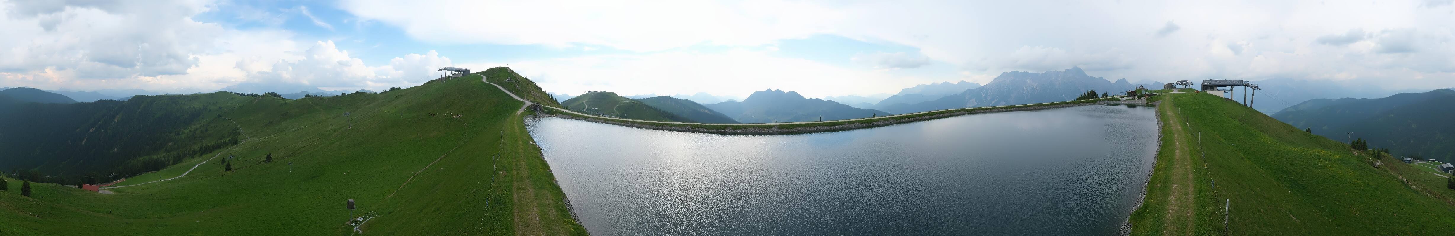 Archiv Foto Webcam Leogang - Ausblick vom Großen Asitz