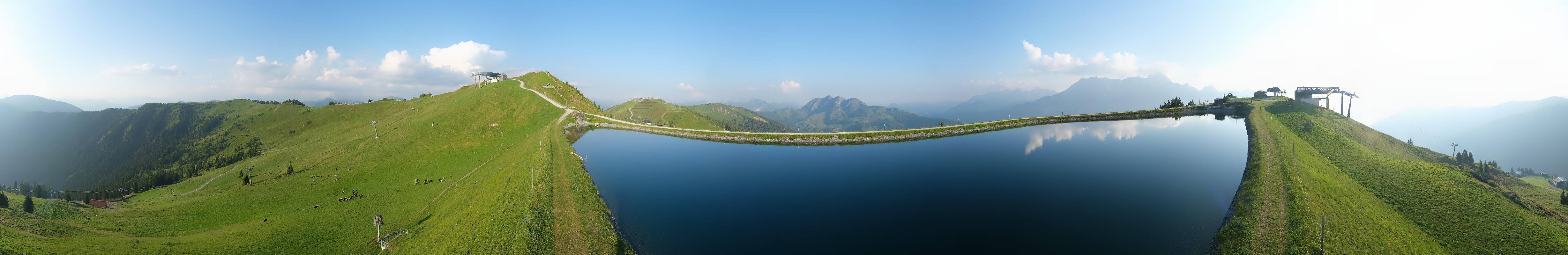 Archiv Foto Webcam Leogang - Ausblick vom Großen Asitz