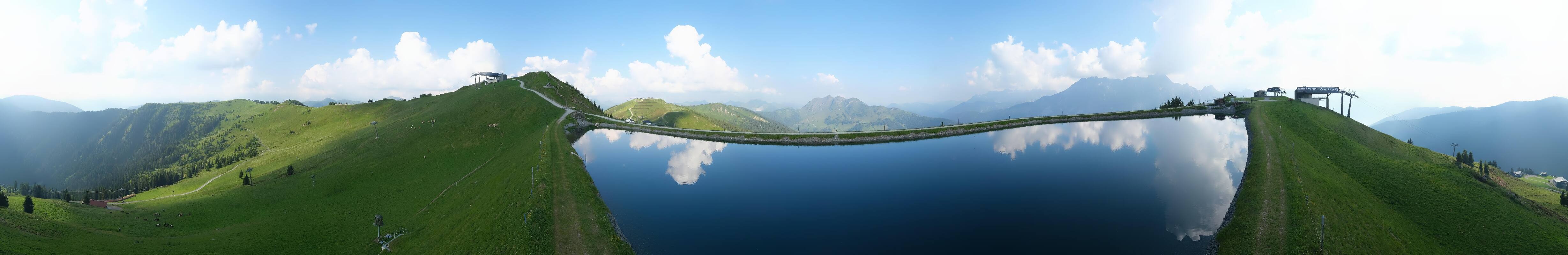 Archiv Foto Webcam Leogang - Ausblick vom Großen Asitz