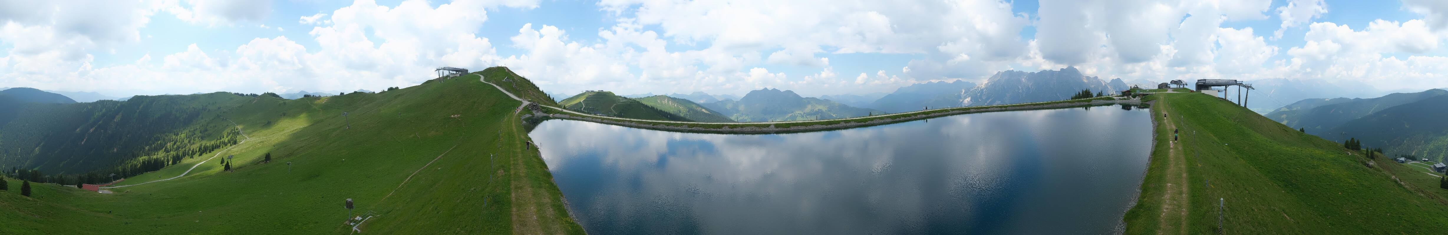 Archiv Foto Webcam Leogang - Ausblick vom Großen Asitz