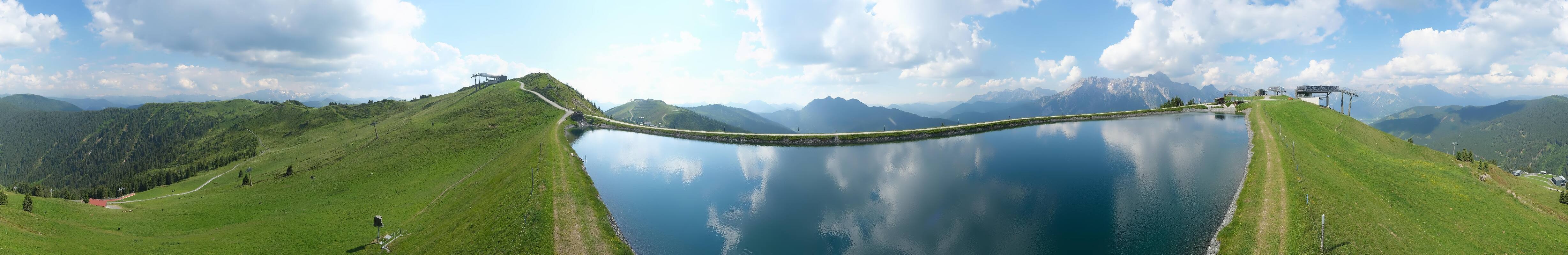 Archived image Webcam Leogang - View from Großer Asitz