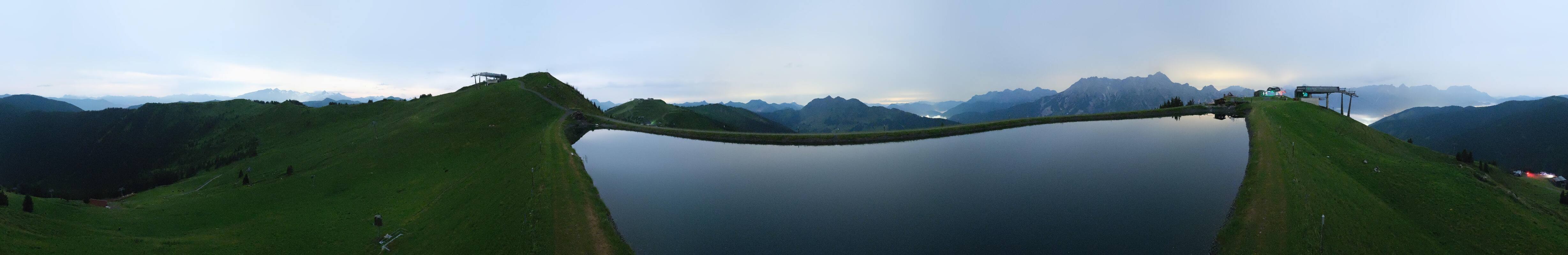 Archived image Webcam Leogang - View from Großer Asitz