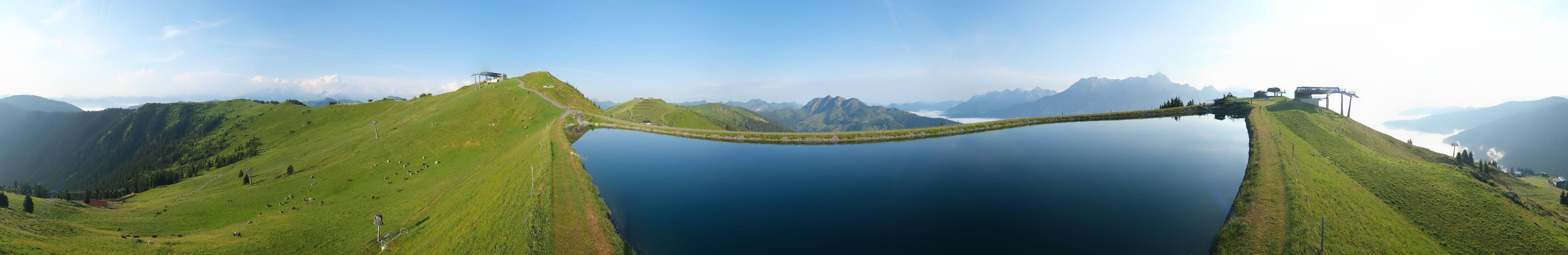 Archived image Webcam Leogang - View from Großer Asitz