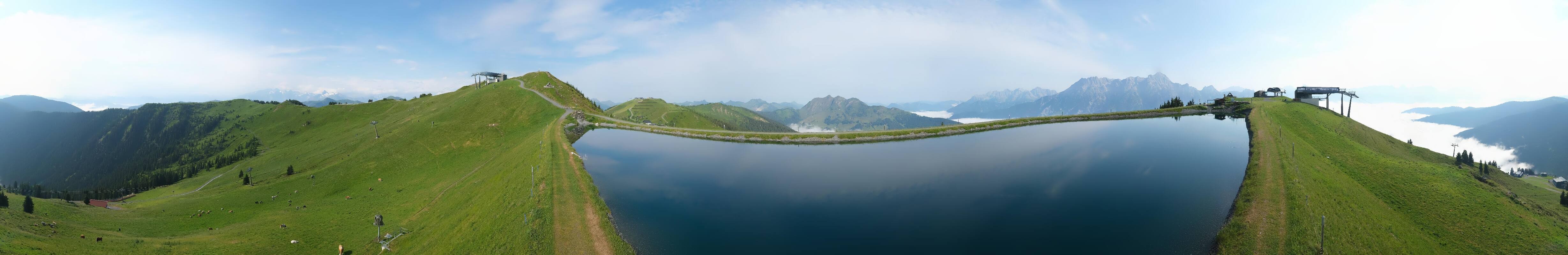 Archived image Webcam Leogang - View from Großer Asitz